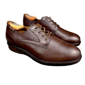 Mephisto Falco Oxford Dress Shoes Dark Brown Leather Comfort Men's Size 9 NIB